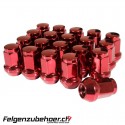Radmuttern Stahl rot Kegelbund