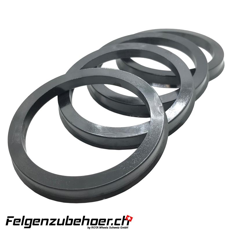 4x Zentrierringe 76,0mm Auf 67,1mm - Kunststoff Adapter Für Alufelgen