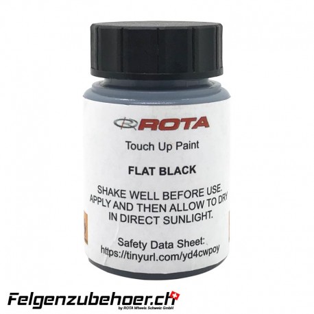 Tupflack Farbe schwarz