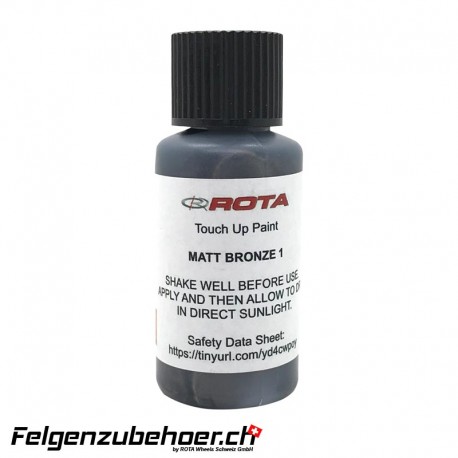 Tupflack Farbe schwarz