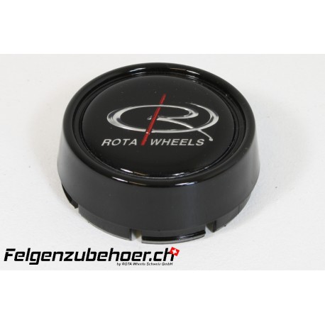 Nabendeckel Medium schwarz glanz