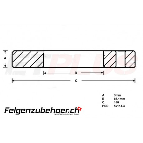 Distanzscheibe 3mm