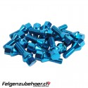 Radschrauben Stahl blau Kegelbund 26/28mm