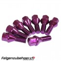 Radschrauben Stahl purple Kegelbund 26/28mm