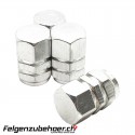 4 Ventildeckel Alu - Valve Cap Version flach