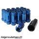 Radmuttern GT50 Blau M12X1.25 Stahl Kegelbund