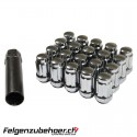 Radmuttern SD20 chrom Stahl Kegelbund